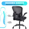 Ralex-chair Office Chair, Breathable Mesh Swivel Desk Chair, Lumbar Back Support