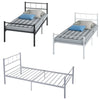 Simple Budget metal bed Single bed Frame w/Mattresses Option Bedroom Furniture