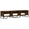TV Cabinet Smoked Oak 180x34x41 cm Engineered Wood