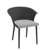 4pcs Dining Chairs Contemporary Lounge Dining Home Office Plastic Reception Seat