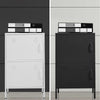 Multisize Mobile File Cabinet Metal Floor Filling Cabinets with Drawers & Doors