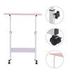 Mobile Over Bed Chair Table Overbed Height Adjustable Laptop Tray Stand PC Desk