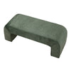 Upholstered Chenille Bench Bed End Hallway Window Seat Padded Pouffe Foot Stool