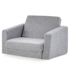 2-in-1 Toddler Fold out Couch Kids Single Convertible Sofa to Lounger Couch
