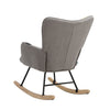 Balcony Rocking Chair Single Recliner Sun Lounger Rocker Armchair Patchwork Sofa
