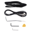 Glarry GST 3-Pickup Electric Guitar Full Set with 20W Amp Cable Bag Strap Kit