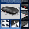 Heavy Duty Car Roof Storage Box for Cars with Extra Keys & Belts-Black