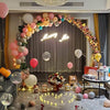 Large Moon Gate Wedding Party Walk Through Arch Frame Backdrop Garland Standing
