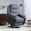 Power Lift Riser and Recliner Chair with Remote Control, Dark Grey