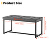 Velvet Padded Ottoman Stool Bed Bench Dining Bench Multicolor Livingroom Bedroom