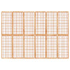 Folding 6-Panel Room Divider Japanese Style 240x170 cm