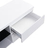 Sydney High Gloss TV Stand in White with 4 Drawers
