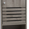 Modern Tall Cabinet 2 Door Shelves Unit Bathroom Storage MDF Wooden Furniture UK