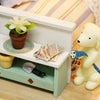 DIY Miniature Dollhouse Kit Realistic Mini 3D Wooden House Room Craft For Gift