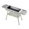 Garden Barbecue Smoker Burner Charcoal Grill & Mesh Camping Outdoor Cooking