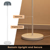146CM Modern Floor Standing Pole Lamp w/Lampshade Foot Switch E27 Socket