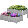 Garden Raised Bed Outdoor Planter Patio Flower Vegetables Pot Plant Container