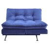 Folding 3 Seater Sofa Bed Click-Clack Recliner Fabric Couch Sleeper Living Room
