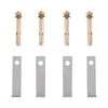 Outdoor Stainless Steel Flush Mount BBQ Access Door Kitchen Cabinet Double Doors