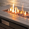 Fire Mountain Rectangular Gas Outdoor Fire Pit with Protective Cover