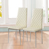 Dining Chairs in Faux Leather Modern Kitchen Chairs Side Stools Upholstery Seat