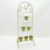 3 Tier Metal Plant Stand Ladder 126cm Flower Pot Display Rack Shelf for Home Use