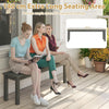 Outdoor Bench 2-3 People Weatherproof Seating Garden Bench Grey