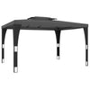 Gazebo with Double Roof Anthracite 3.98x2.98 m Steel S4D5