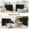 180CM Tall Rolling Privacy Screens Home Office Portable Fabric Screen Divider