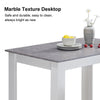 Rectangular Kitchen Dining Table Wooden Table 4-6 Seats Family Party Table White