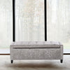 Upholstered Bench Window Seat Bed End Side Chaise Lounge Storage Chair Stool Box