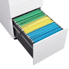 Office Mobile Filing Cabinet Metal Cupboard Drawer Unit on 5 Castors 3 Drawers