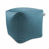 luxury velvet cube foot stool rest seat soft pouffe rucomfy beanbags