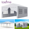 3x6M Gazebo Marquee Heavy Duty Garden Party Canopy Waterproof Tent with 4 Sides