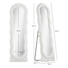 Full Length Mirror, Standing, Leaning or Wall Mirror, White