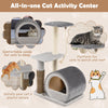 Large Cat Tree Tall Cat Tower Multi Level Activity Centre Indoor Cat Furniture