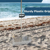 Beach Sand Rake, Beach Foldable Tooth Stainless Steel Sand Sifter +Foldable Pail