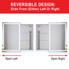 Illuminated LED Bathroom Mirror Cabinet with Lights Infrared Sensor Wall Mounted