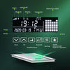 LED Bathroom Mirror Bluetooth Shaver Socket Illuminated Demister Clock Touch