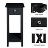 Tall Telephone Bedside Table Cabinet Nightstand Side End Drawer Shelf Storage
