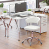 Home Computer Desk Office Study Chair Swivel Adjustable Comfortable Armless