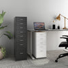 Steel Metal Drawers Storage On Wheels 8 Drawers Home Office File Paper Organiser