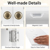 Bathroom Space Saving Storage Cabinet w/ Double Doors-White