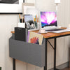 Modern Computer Desk Laptop PC Study Table Home Office Desk with Side Bag 80cm