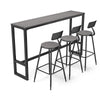 4/6FT High Table & Chairs Breakfast Bar Kitchen Dining Room Modern Furniture Set