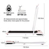 Folding Running Machine Foldable Electric Treadmill Walking Pad LED Home Gym