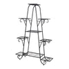9-Tier Metal Plant Stand Garden Shelves Pot Holder Display Rack Storage