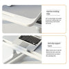 Folding Laptop Table Bed Tray Sofa Lap Desk Notebook Stand Adjustable Height NEW