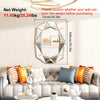 Large Edged Wall Mirror Wide Beveled Statement Accent Vanity Mirror HD Art Decor