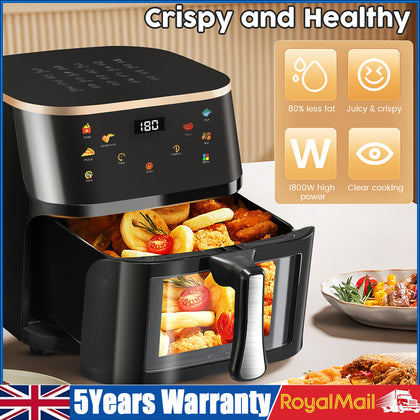 9L Air Fryer Digital Kitchen Oven Oil Free Low Fat Healthy Frying Cooker Djlkfvw
